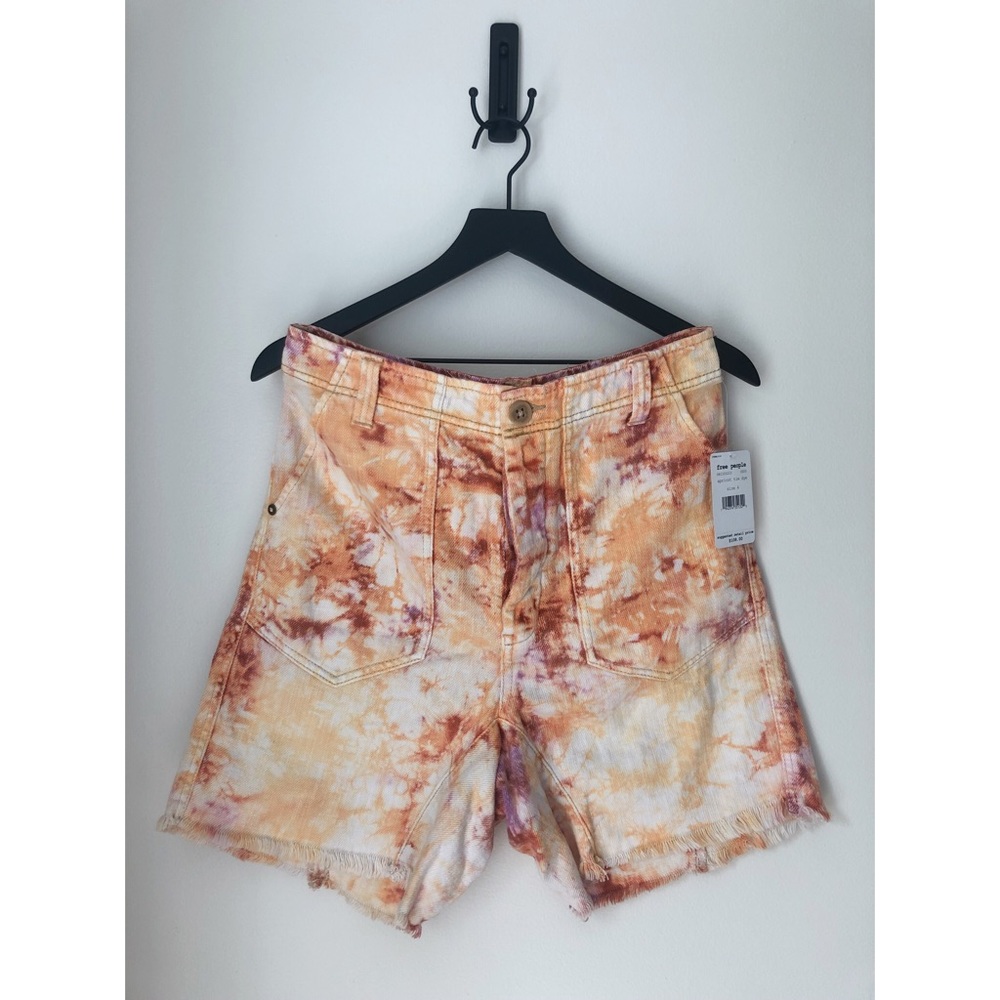 free people • tie dye shorts - Picture 2 of 4